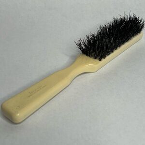 Vintage Beautiful Hair Pure Boar Bristle Hairbrush White Made In USA